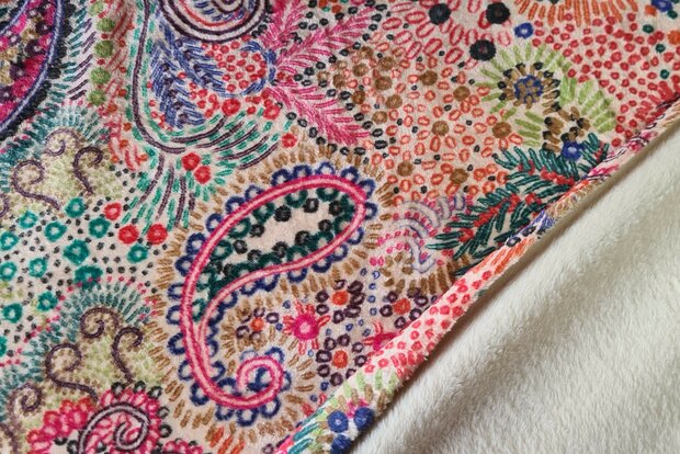 Teddy Fur Paisley Multi