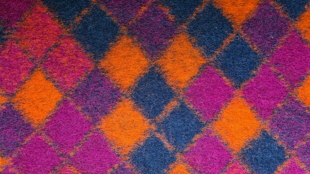 Boiled Wool Diamond Cyclam