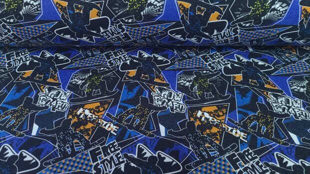 Sweat/jogging Snow Board Black/Blue