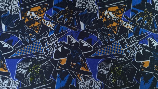 Sweat/jogging Snow Board Black/Blue