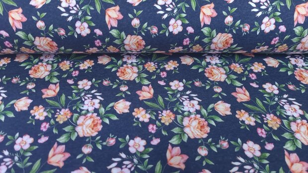 Sweat/jogging Flowers Navy