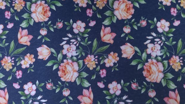 Sweat/jogging Flowers Navy