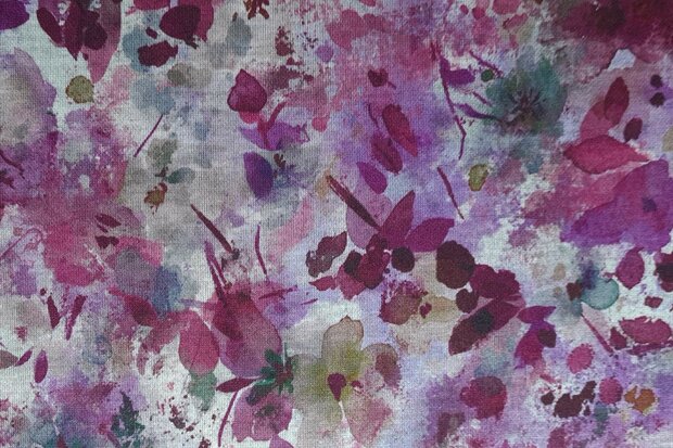 Punta Painted Flowers Cyclam