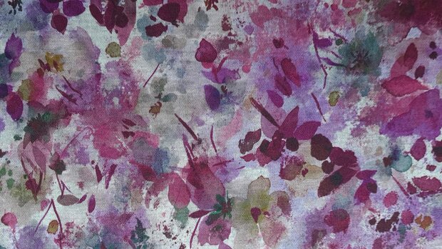 Punta Painted Flowers Cyclam