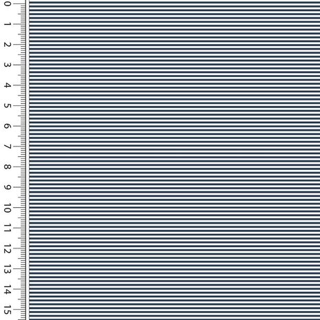 Boordstof Strepen Marine