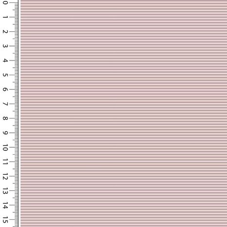 Boordstof Strepen Oud Roze