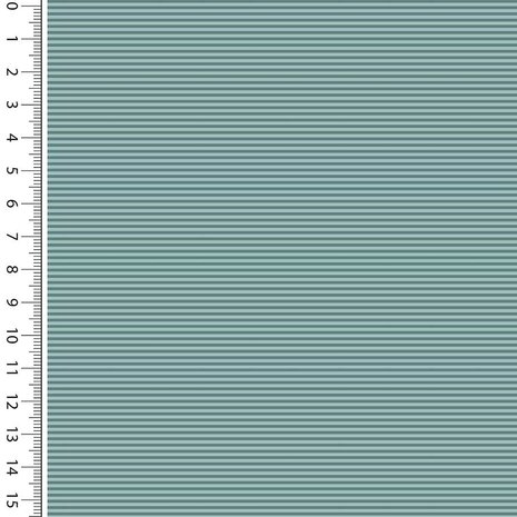 Boordstof Strepen Petrol