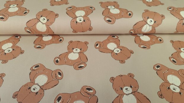 French Terry Bears Sand