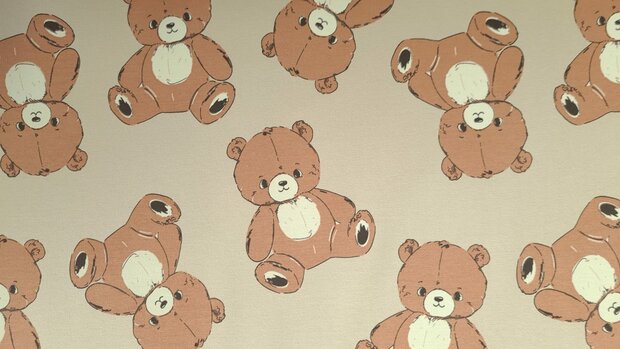 French Terry Bears Sand