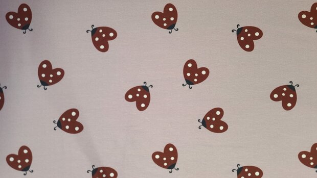 French Terry Ladybug Ros&eacute;