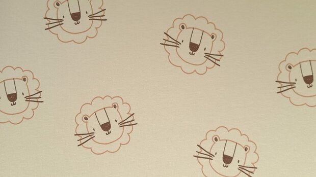 French Terry Lions Sand