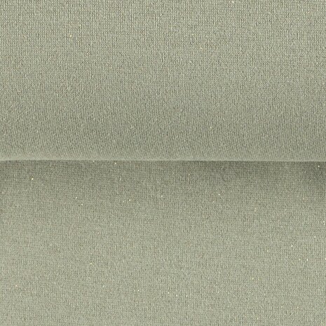 Boordstof Glitter Oud Groen