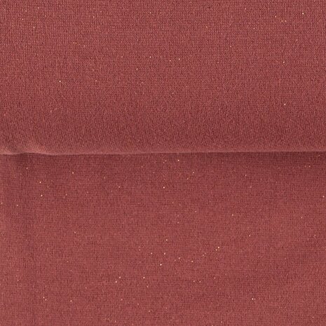 Boordstof Glitter Steen Rood