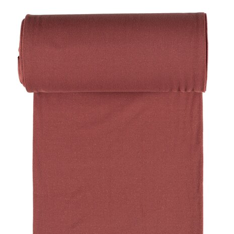 Boordstof Glitter Steen Rood