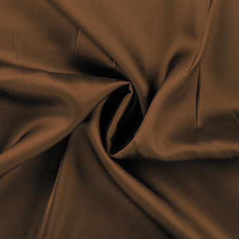 Viscose Satin Brown