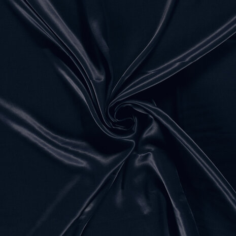 Heavy Viscose Satin Navy