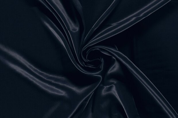 Heavy Viscose Satin Navy