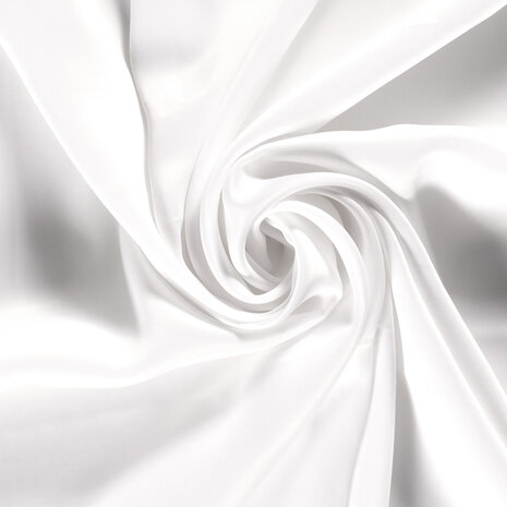Heavy Viscose Satin White