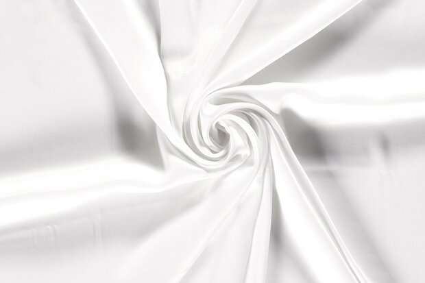 Heavy Viscose Satin White
