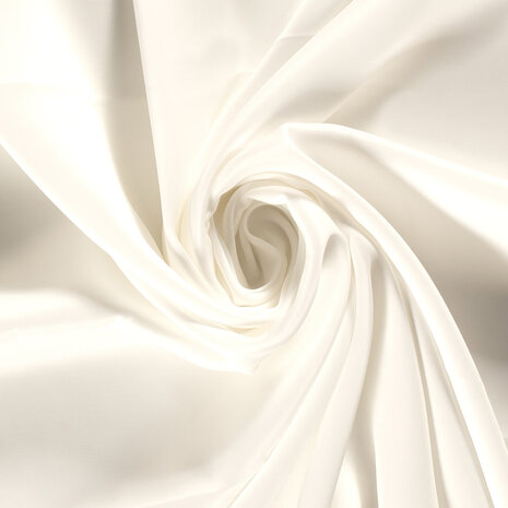 Heavy Viscose Satin Off White