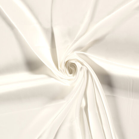 Heavy Viscose Satin Off White
