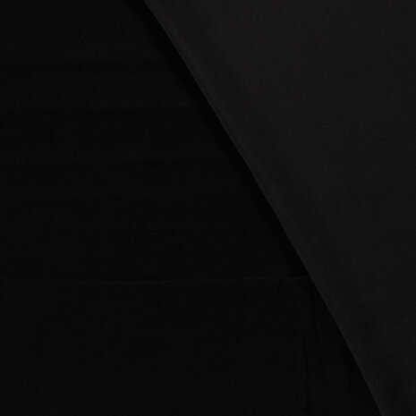 Heavy Viscose Satin Black