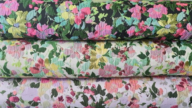Jacquard Lilly Black