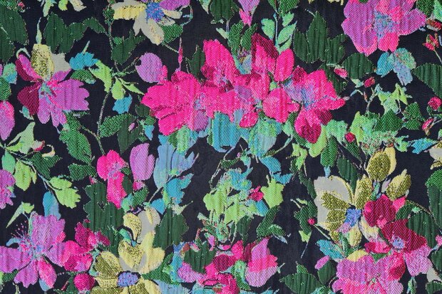 Jacquard Lilly Black