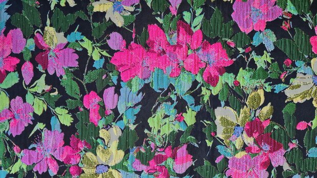 Jacquard Lilly Black