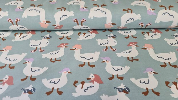 French Terry Goose Mint