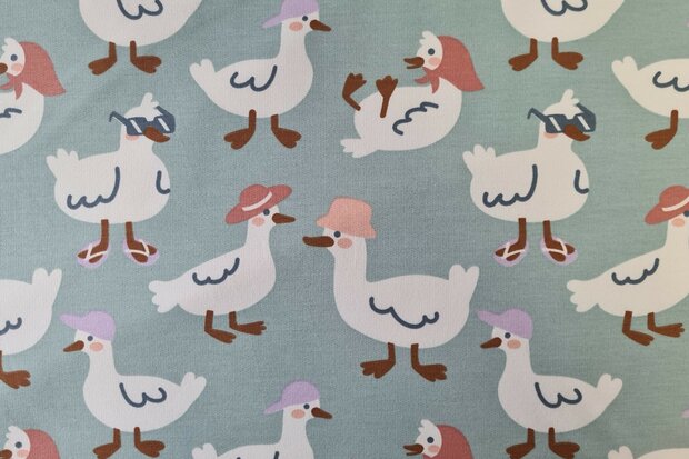 French Terry Goose Mint