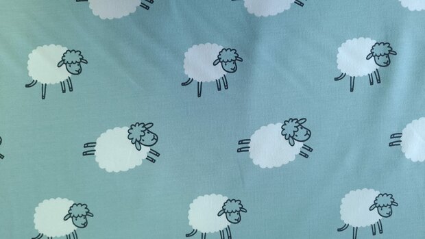 French Terry Sheep Mint