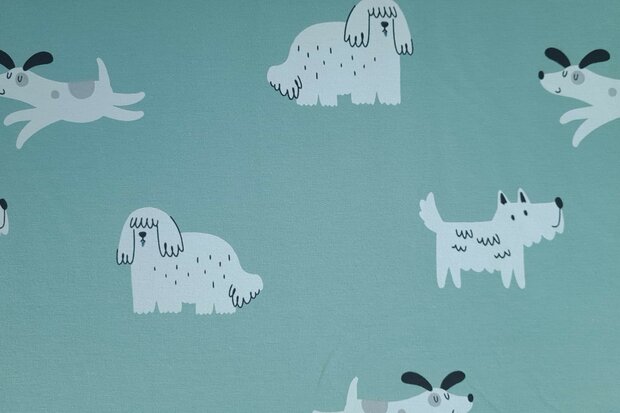 French Terry Dogs  Mint