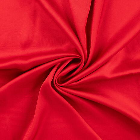Viscose Satin Red