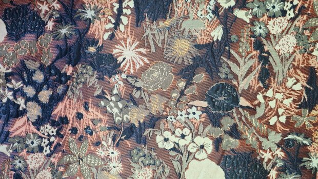 Jacquard Stella Beige / Navy