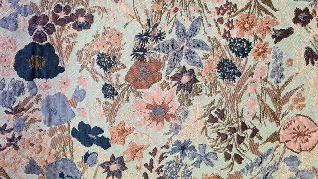 Jacquard Stella Beige / Navy