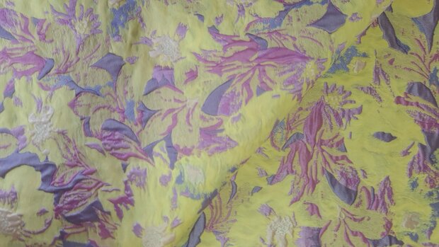 Jacquard Flowers Purple