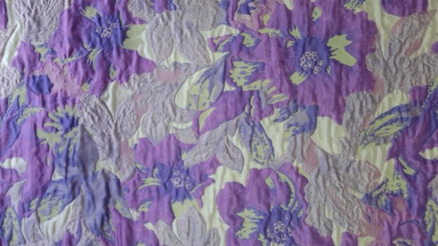 Jacquard Flowers Purple