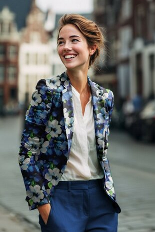 Punta Digital Flowers Blue