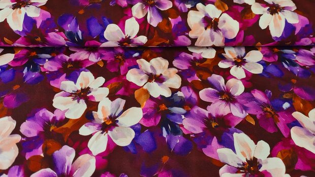 Punta Digital Flowers Red