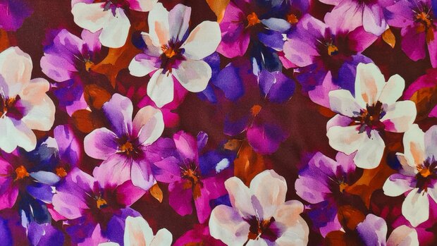 Punta Digital Flowers Red