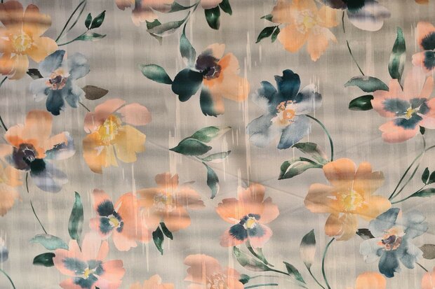 Cotton Satin Flowers Old Ros&eacute;