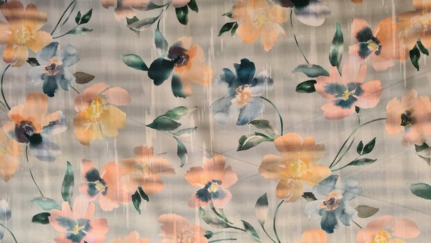 Cotton Satin Flowers Old Ros&eacute;