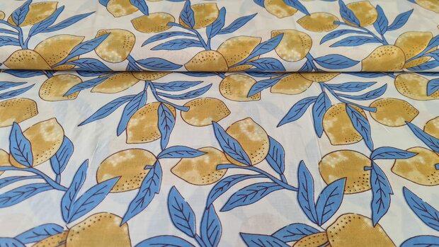 Handcrafted Blockprint Cotton Lemon