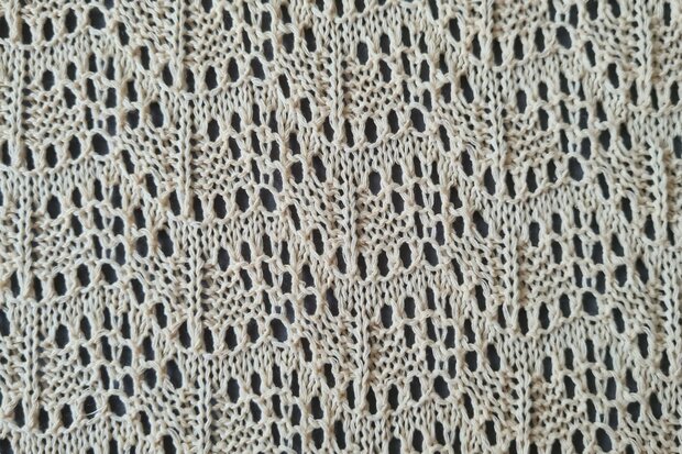 Heavy Lace Knit Creme