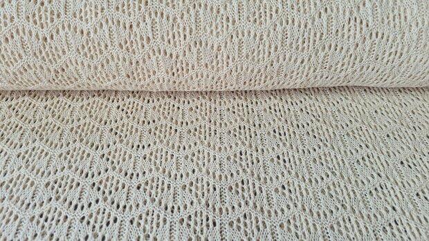Heavy Lace Knit Creme
