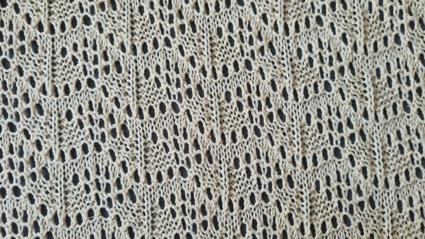 Heavy Lace Knit Creme