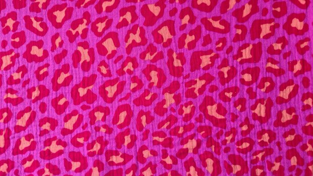 Mousseline Animal Spots Pink