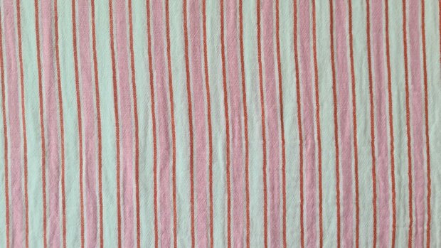 Mousseline Stripes Ros&eacute;