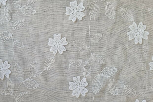Cotton Embroidery Natural 2